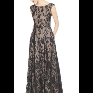 Gorgeous tan/blk dress w tags - K. Lagerfeld Paris